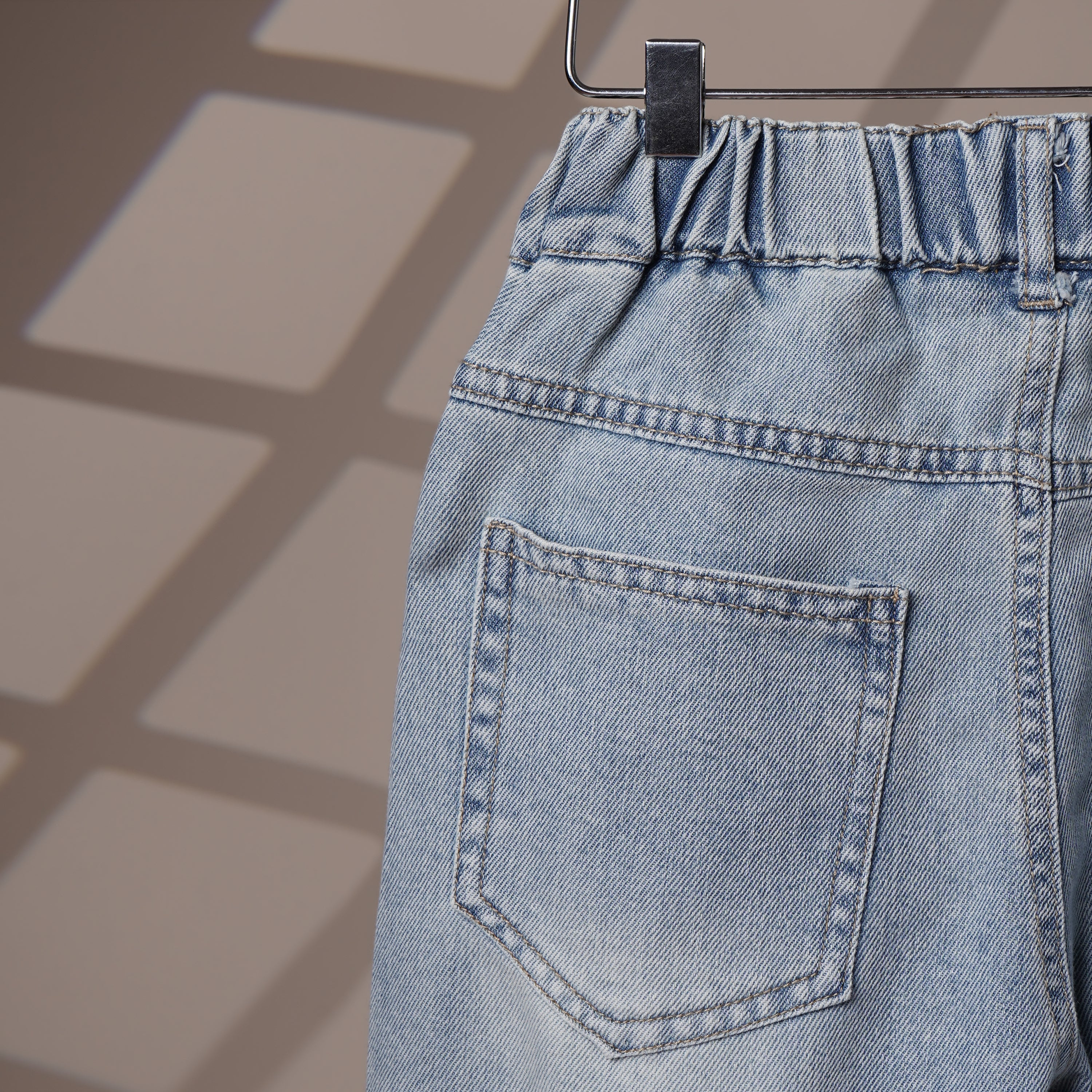 Mom N Genie Boys Stylish Distressed Denim