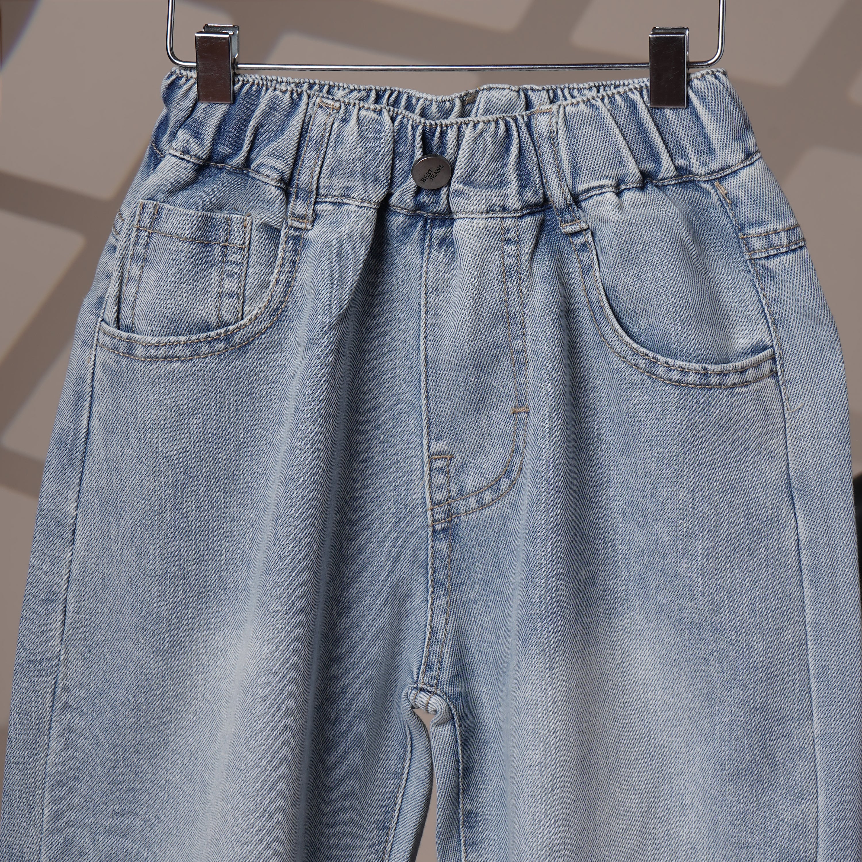 Mom N Genie Artistic Kids' Graphic Denim Shorts
